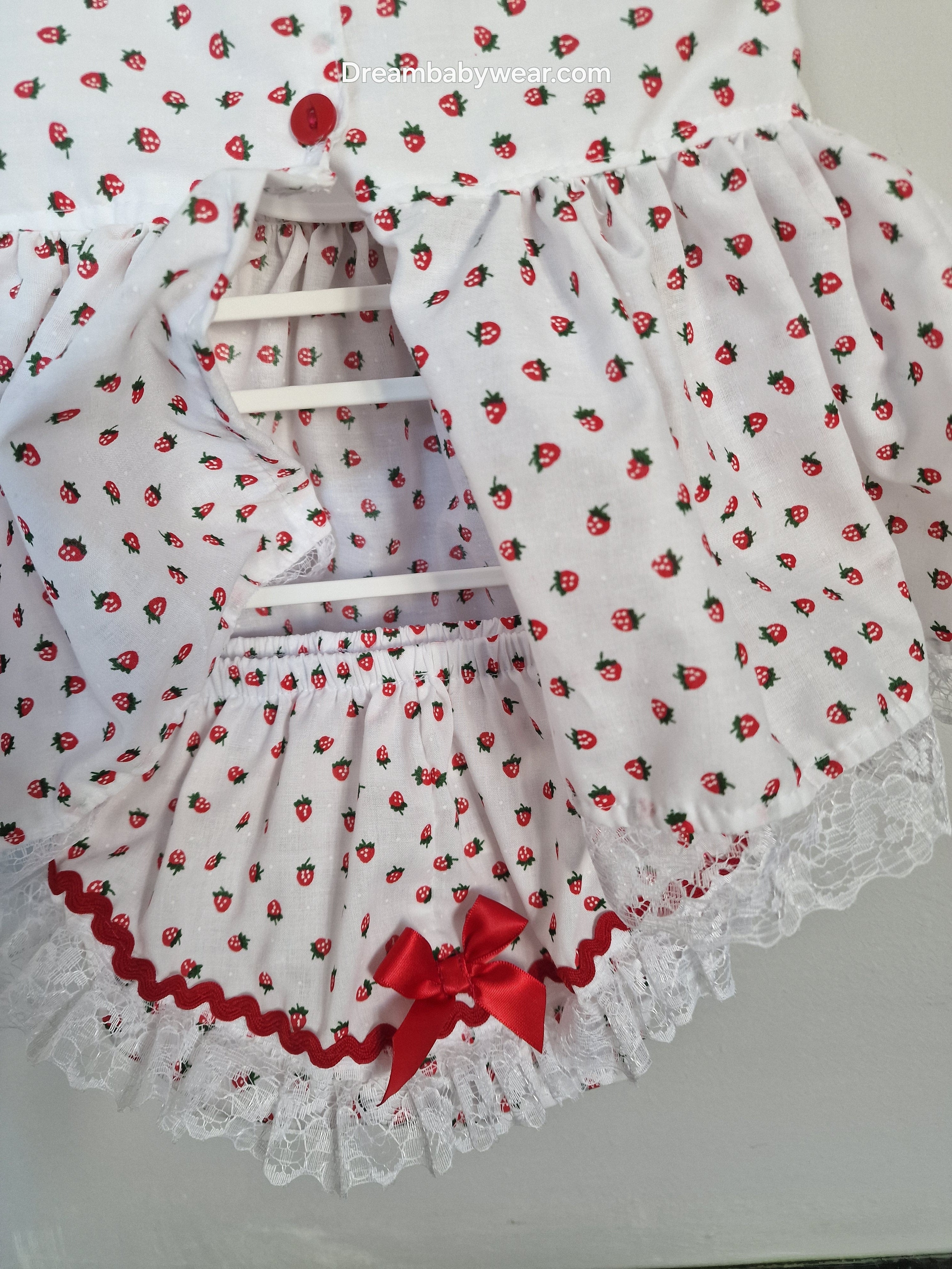 ROSIE Strawberry print summer 2 piece set