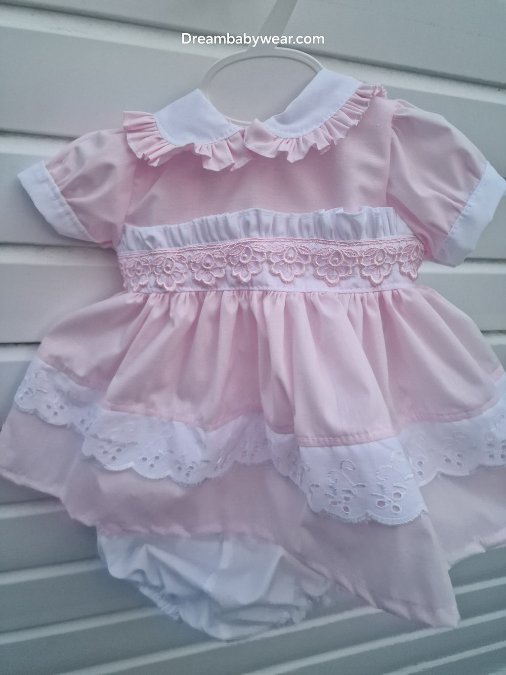 Dream dress and knickers set  0-12 months