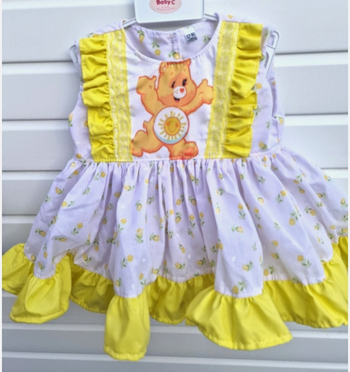 SALE 12-18 2-3 3-4 baby girls Spanish summer tulips bear top and knickers