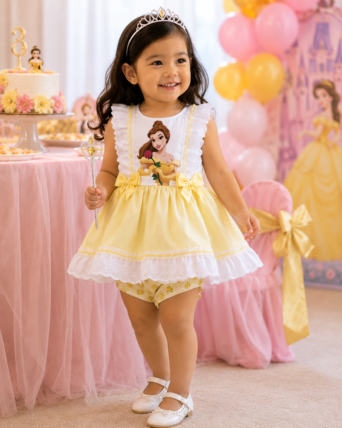 DREAM 0-8 YEARS baby girls  various choice Character top and frilly bum pants
