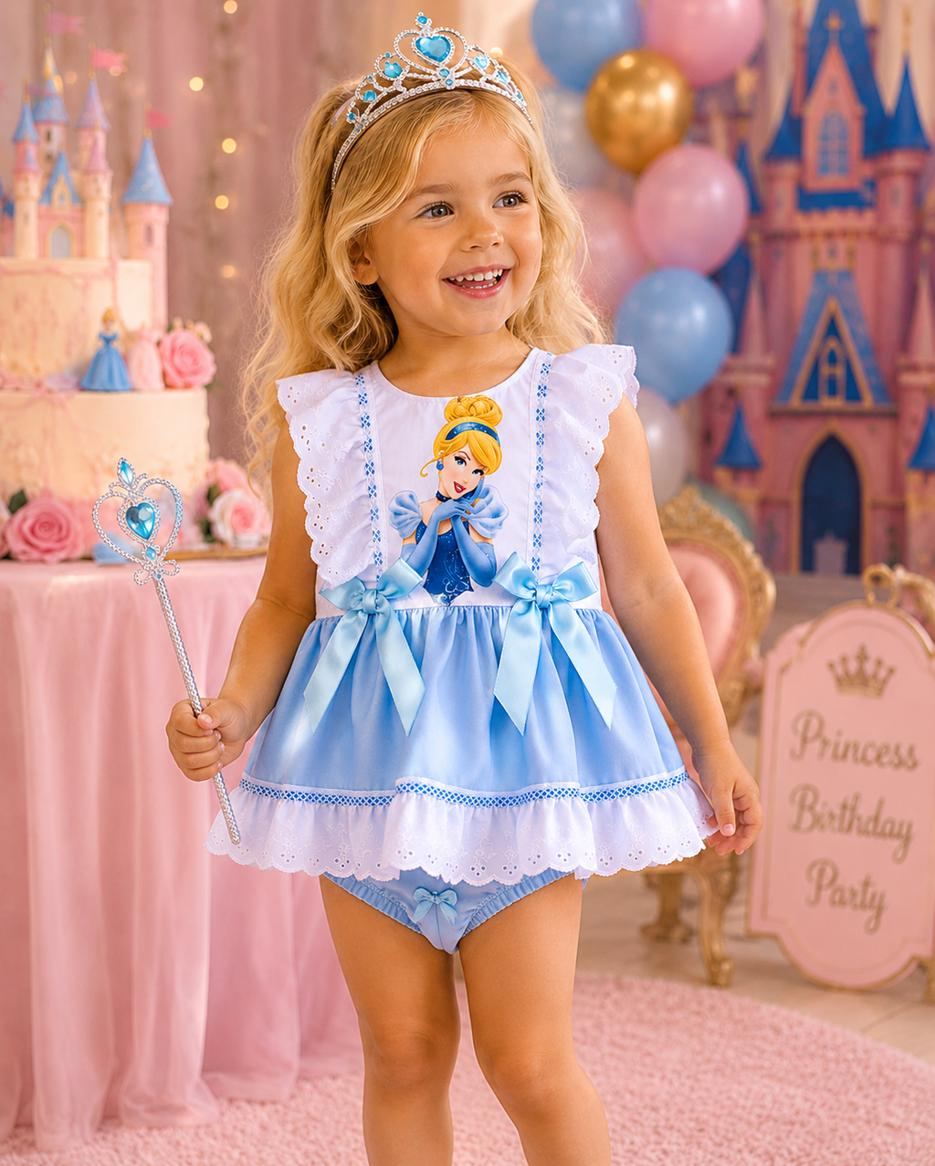DREAM 0-8 YEARS baby girls  various choice Character top and frilly bum pants