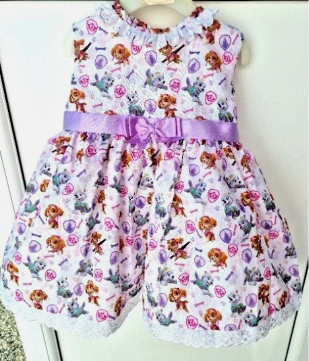 Sale 6-12 month lined paw patrol dress