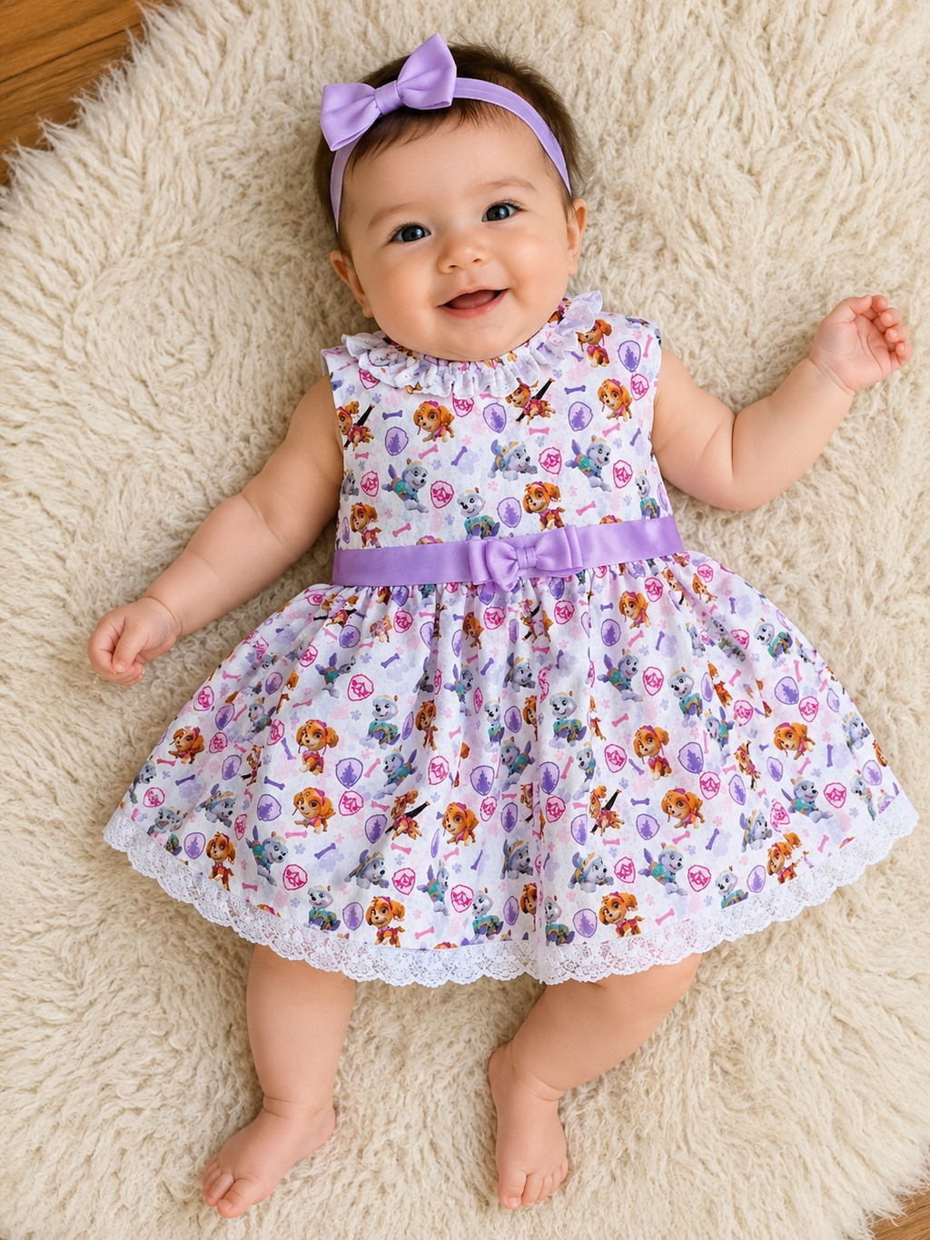 Sale 6-12 month lined paw patrol dress
