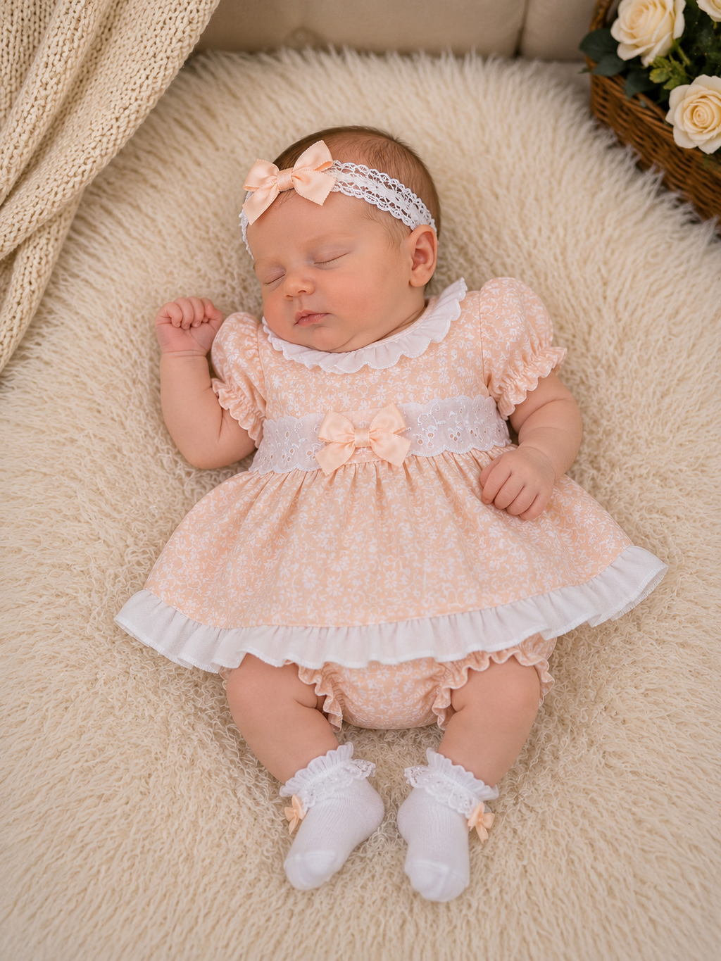 Dream t dress knickers headband set 6 colours 0-18 months