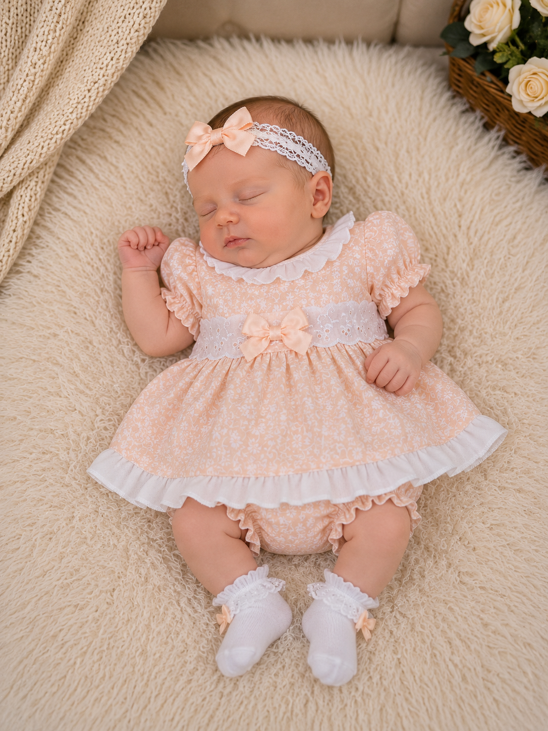 Dream t dress knickers headband set 6 colours 0-18 months