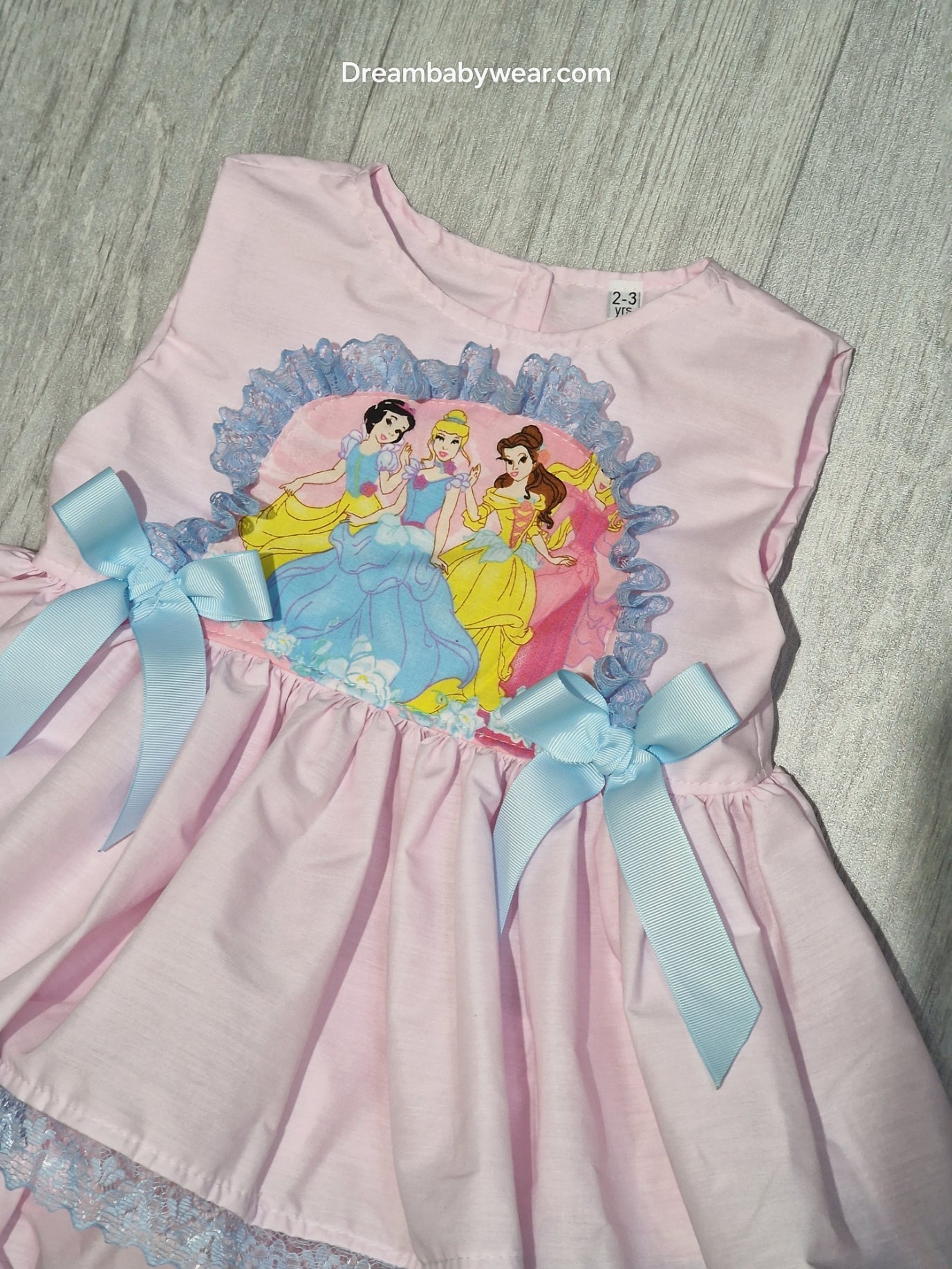 Princess long top and bloomers 2 piece set 2-6 years