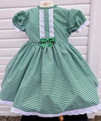 DREAM 0-8 years GIRLS traditional  gingham school uniform lined dress 4 colours