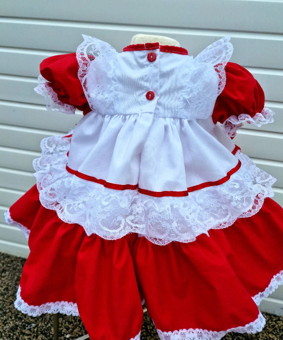 DREAM 0-8 YEARS baby girls vintage traditional frilly netted  dress 8 colours