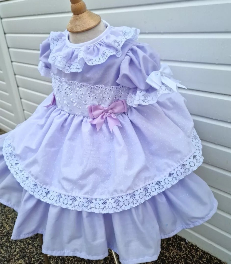 DREAM 0-7 years BABY GIRLS Romany Spanish layered frilly net dress 4 colours