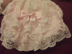 DREAM 0-5 YEARS GIRLS ROMANY FRILLY KNICKERS WHITE PINK LEMON BLUE CREAM REBORN