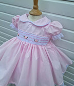 DREAM 0-8 years BABY GIRLS  traditional smocked  twirly dress various colours