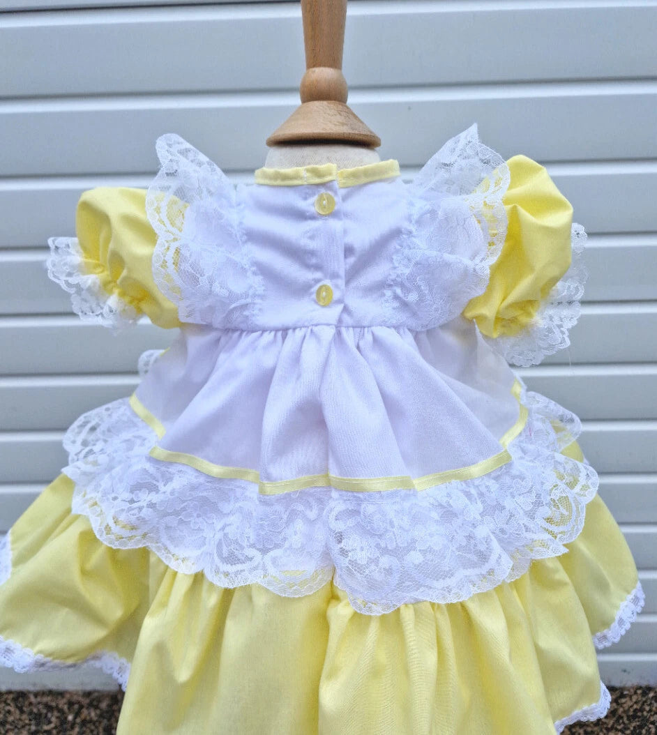 DREAM 0-8 YEARS baby girls vintage traditional frilly netted  dress 8 colours