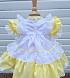 DREAM 0-8 YEARS baby girls vintage traditional frilly netted  dress 8 colours