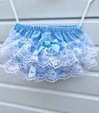 DREAM 0-5 BABY GIRLS frilly bum knickers diaper cover sky mint pink lilac lemon