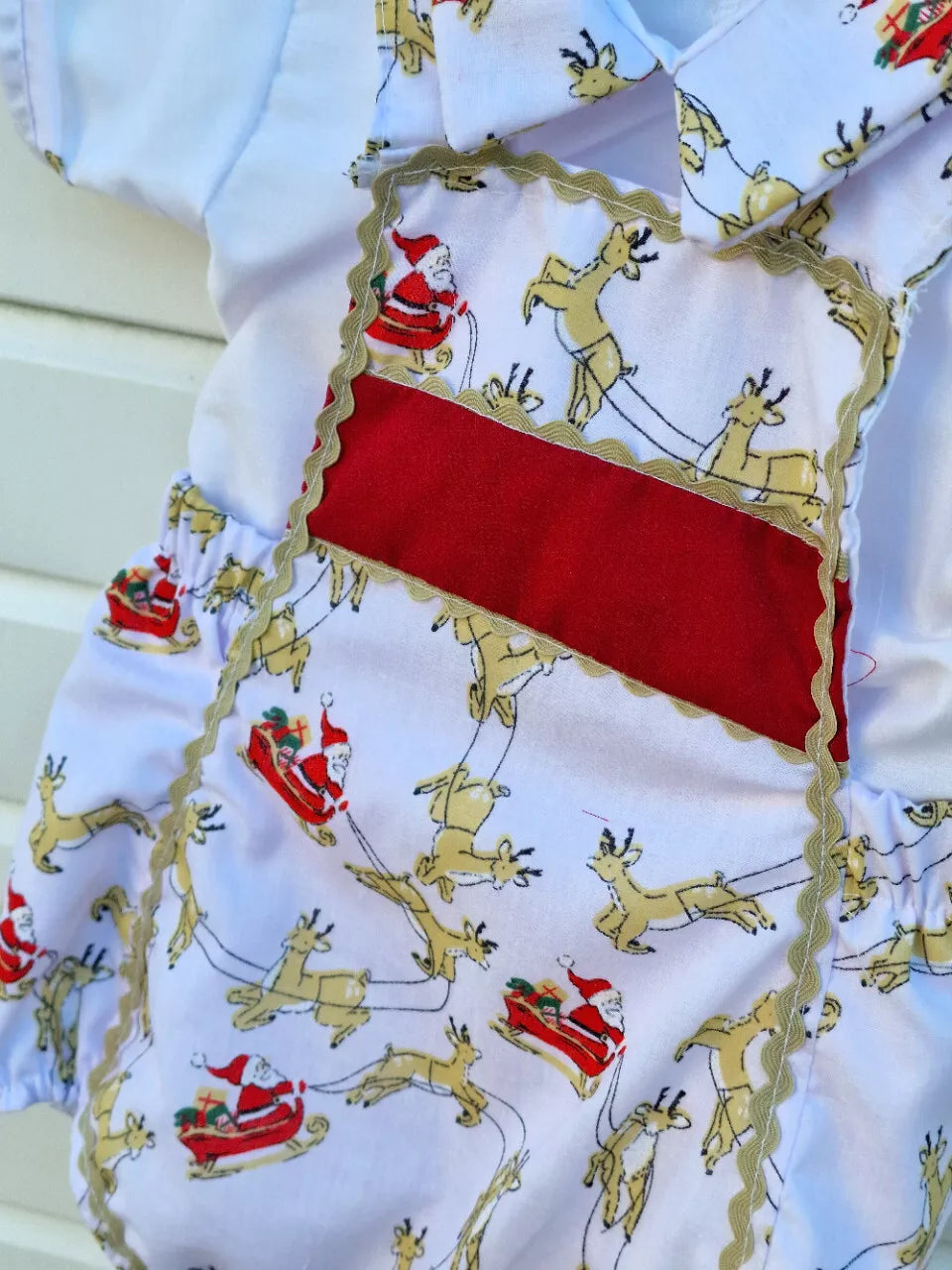 DREAM 0-6 years BABY BOYS xmas reindeer  traditional romany shirt and romper set