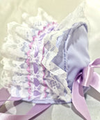 DREAM BABY GIRLS 0- 5 YEARS Spanish Romany summer cotton frilly lined bonnet cap