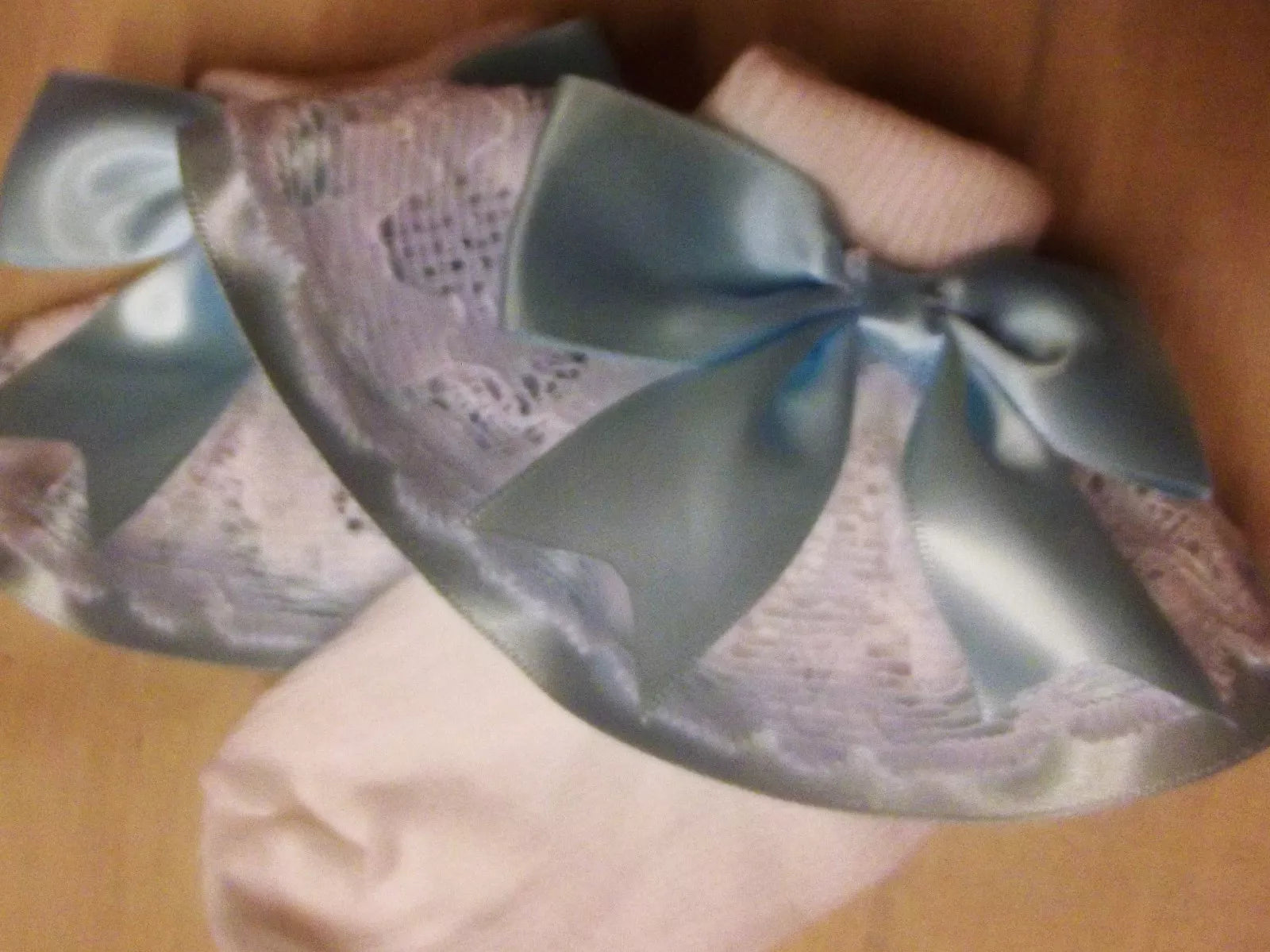 DREAM GIRLS RIBBON BOW CHOICE 16 COLOURS FRILLY SOCKS ALL SIZES OR REBORN DOLLS
