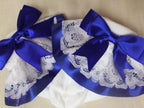 DREAM GIRLS RIBBON BOW CHOICE 16 COLOURS FRILLY SOCKS ALL SIZES OR REBORN DOLLS