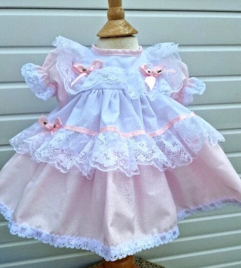 DREAM 0-8 YEARS baby girls vintage traditional frilly netted  dress 8 colours