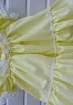 DREAM BABY GIRLS 0- 5 YEARS Spanish Romany summer cotton frilly lined bonnet cap