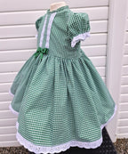 DREAM 0-8 years GIRLS traditional  gingham school uniform lined dress 4 colours