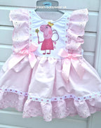 DREAM 0-8 YEARS baby girls  various choice Character top and frilly bum pants