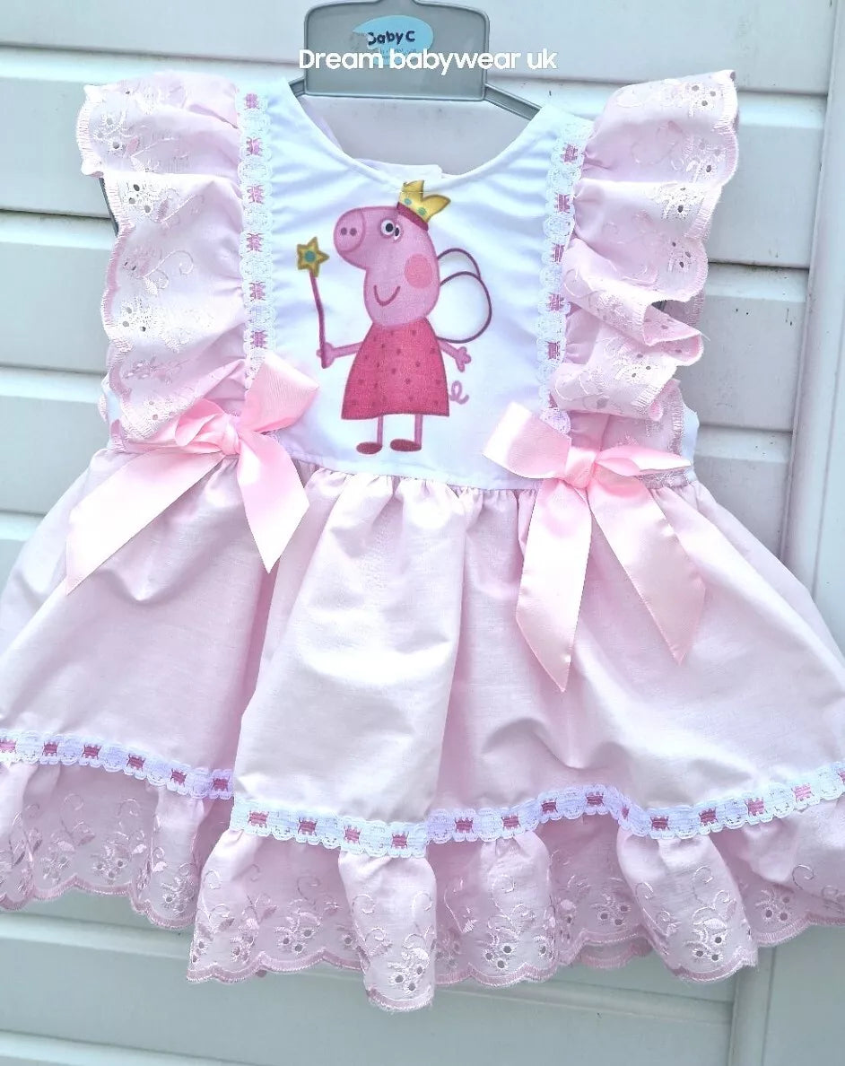 DREAM 0-8 YEARS baby girls  various choice Character top and frilly bum pants