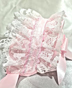 DREAM BABY GIRLS 0- 5 YEARS Spanish Romany summer cotton frilly lined bonnet cap