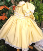 DREAM 0-8 years BABY GIRLS  traditional smocked  twirly dress various colours