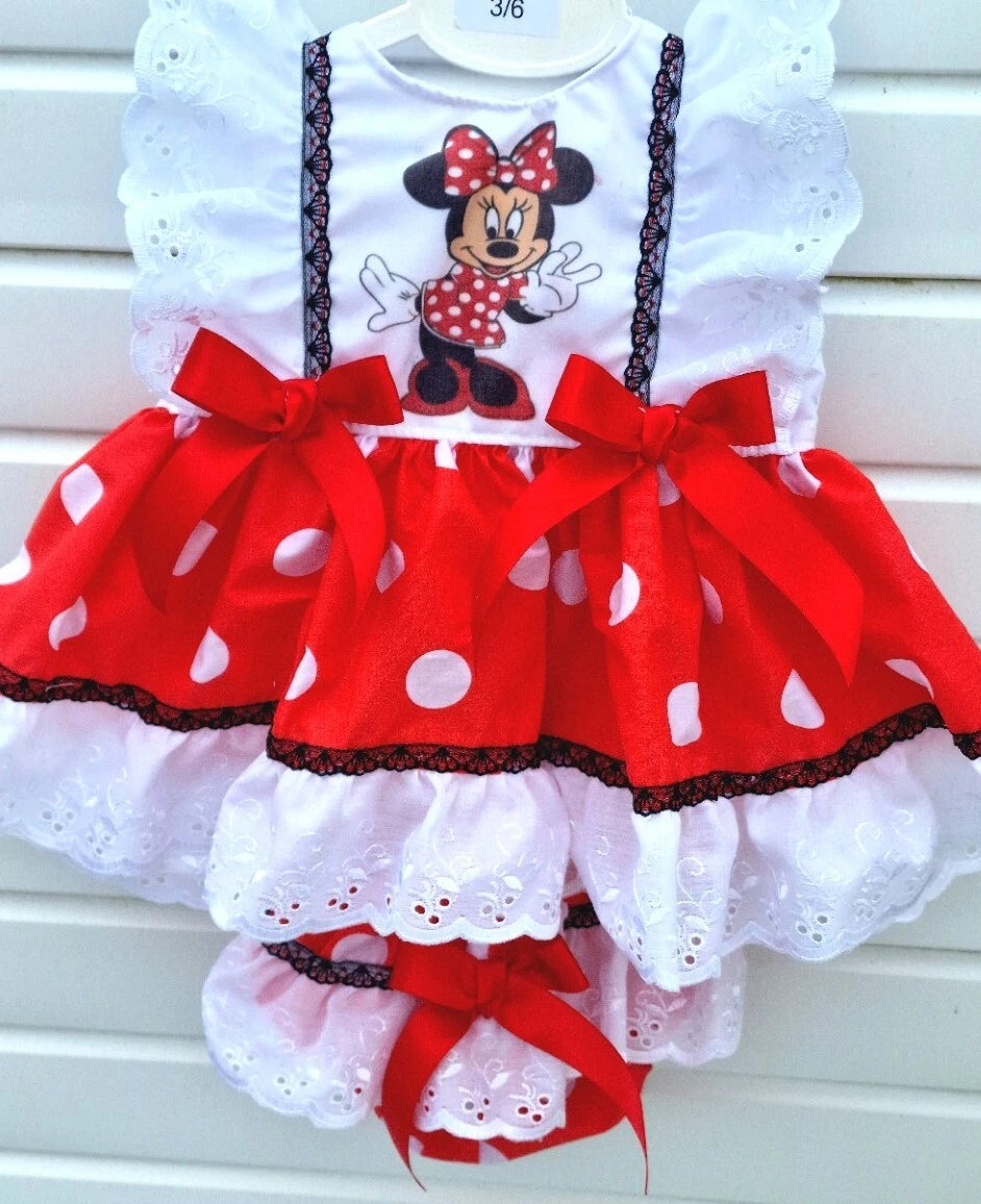 DREAM 0-8 YEARS baby girls  various choice Character top and frilly bum pants