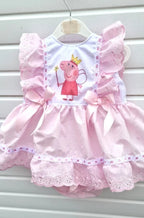 DREAM 0-8 YEARS baby girls  various choice Character top and frilly bum pants