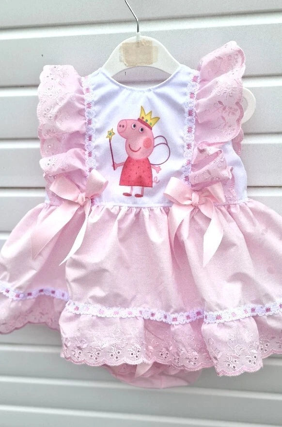 DREAM 0-8 YEARS baby girls  various choice Character top and frilly bum pants