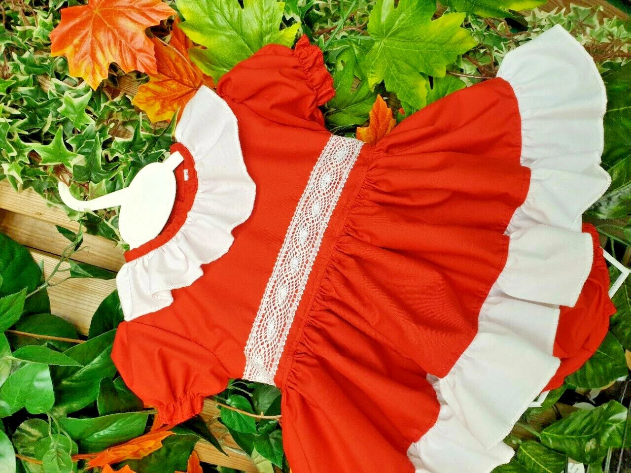 DREAM 0-7 years BABY GIRLS PINK OR RED WHITE short puffball dress pants bonnet