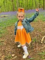 DREAM 0-8 years BABY GIRLS sleeveless twirly skirt summer lined dress colors