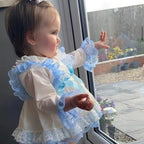 DREAM 0-5 YEARS baby girls  Spanish frilly long sleeved top frilly bum pants