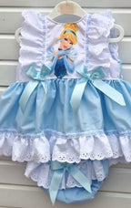 DREAM 0-8 YEARS baby girls  various choice Character top and frilly bum pants