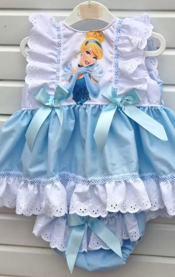 DREAM 0-8 YEARS baby girls  various choice Character top and frilly bum pants