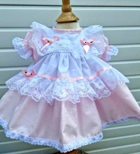 DREAM 0-8 YEARS baby girls vintage traditional frilly netted  dress 8 colours