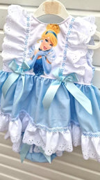 DREAM 0-8 YEARS baby girls  various choice Character top and frilly bum pants