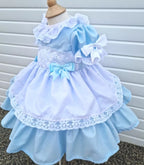 DREAM 0-7 years BABY GIRLS Romany Spanish layered frilly net dress 4 colours
