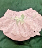 DREAM 0-5 BABY GIRLS ROMANY BRODERIE TRIM FRILLY KNICKERS VARIOUS COLOURS