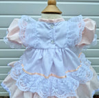 DREAM 0-8 YEARS baby girls vintage traditional frilly netted  dress 8 colours