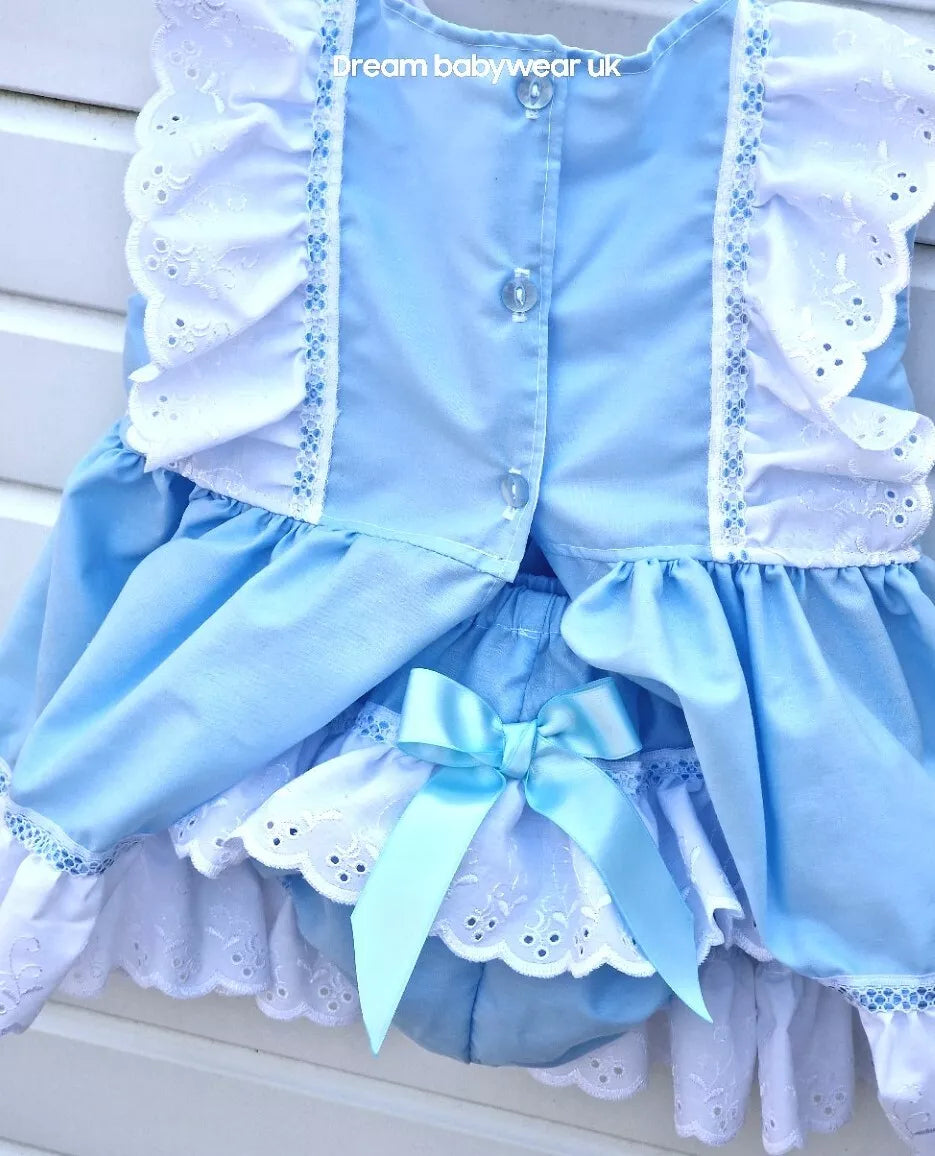 DREAM 0-8 YEARS baby girls  various choice Character top and frilly bum pants