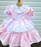 DREAM 0-7 years BABY GIRLS Romany Spanish layered frilly net dress 4 colours