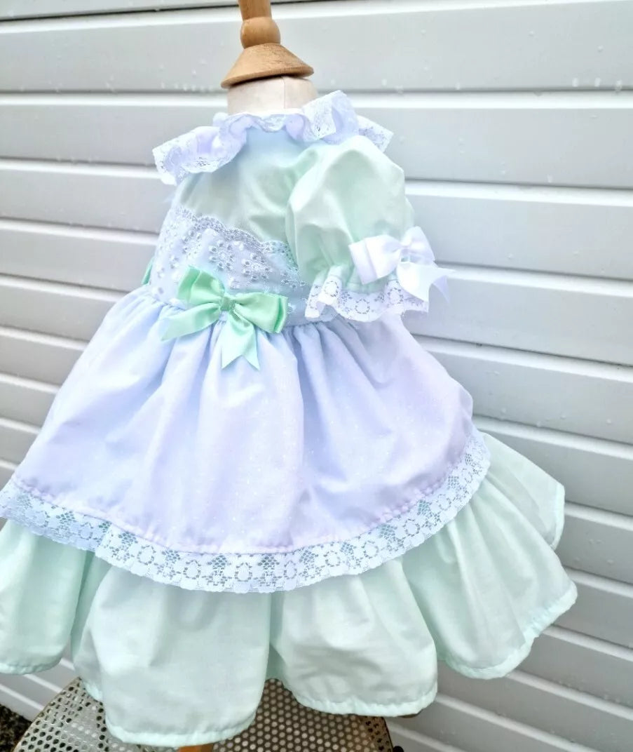 DREAM 0-7 years BABY GIRLS Romany Spanish layered frilly net dress 4 colours