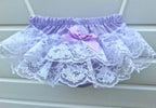 DREAM 0-5 BABY GIRLS frilly bum knickers diaper cover sky mint pink lilac lemon