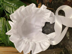 DREAM 0-3 year baby girl frilly traditional lined broderie summer lined bonnet