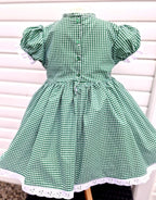 DREAM 0-8 years GIRLS traditional  gingham school uniform lined dress 4 colours