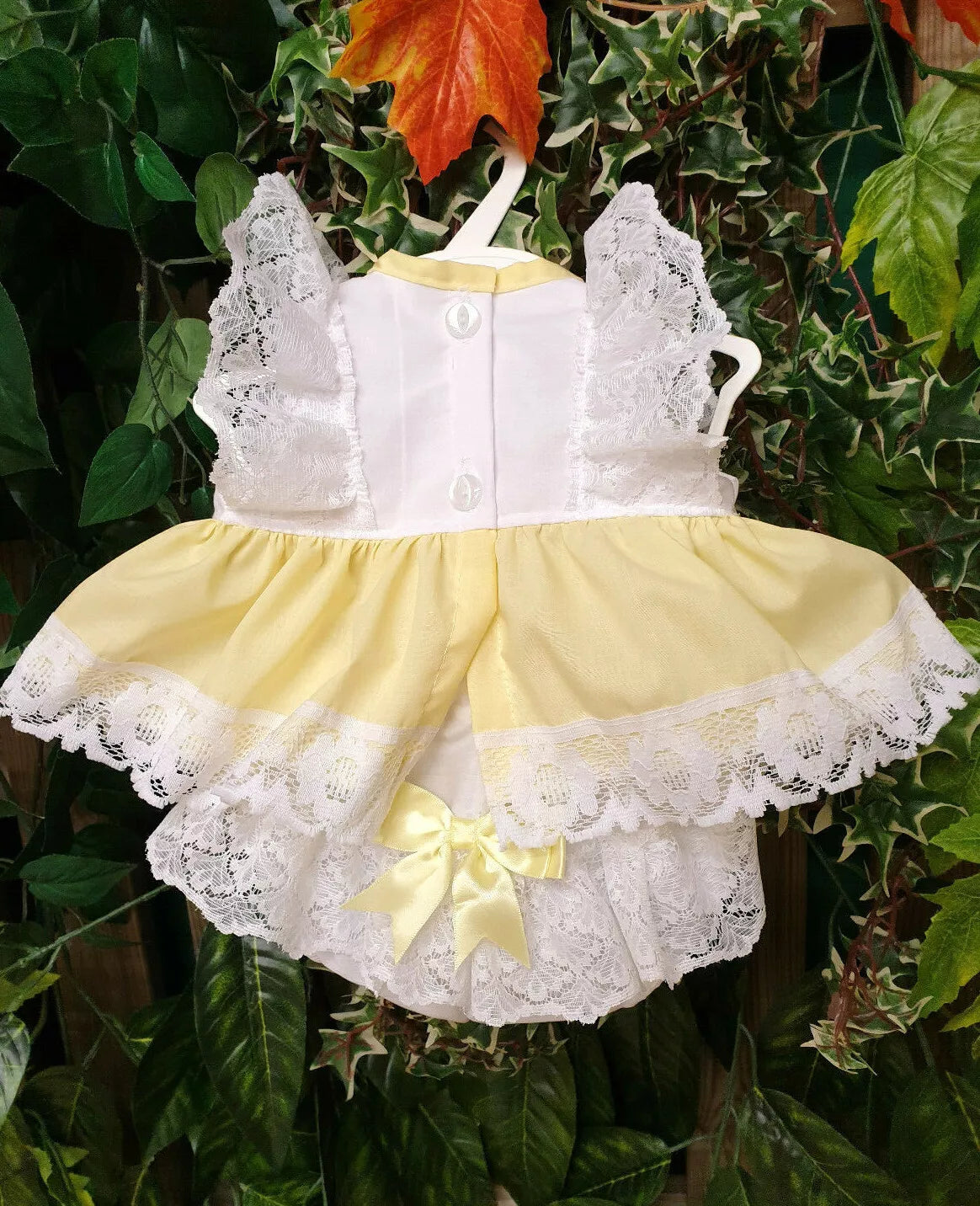 DREAM 0-5 YEARS BABY SUMMER BOWS TOP AND  KNICKERS SET 6 COLOURS OR REBORN DOLLS