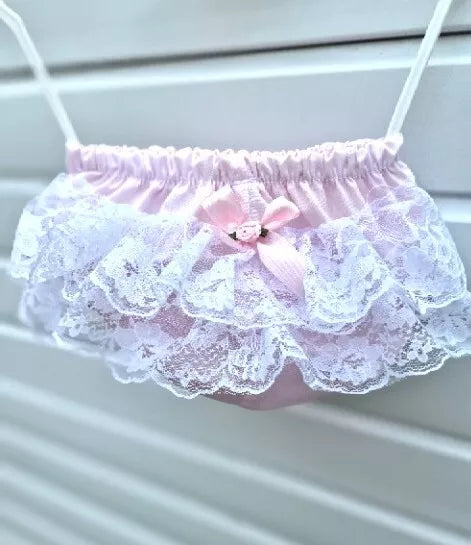 DREAM 0-5 BABY GIRLS frilly bum knickers diaper cover sky mint pink lilac lemon